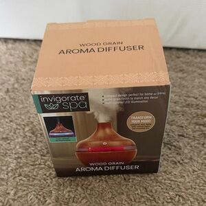 Invigorate Spa Wood Grain Aroma Diffuser